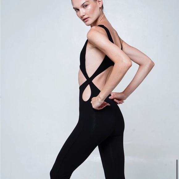 Leda Dynamic Full Body Onesie in Black Wear Rame Bali Small NWT - Picture 1 of 12
